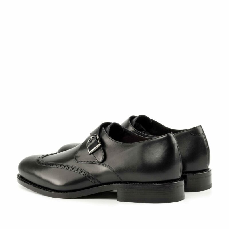 Vellano Ray Black Brogue Monk