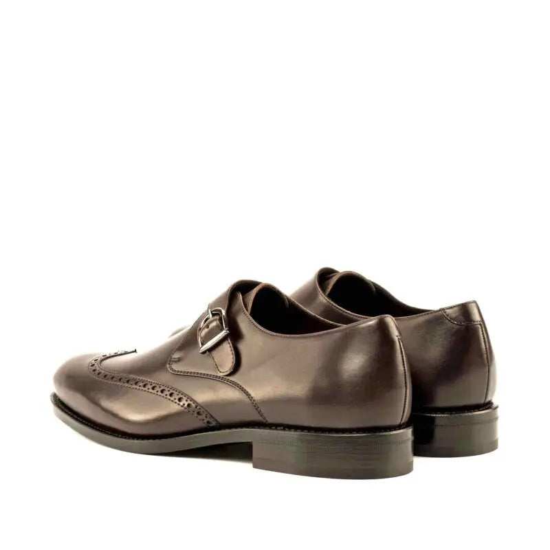 Vellano Wingtip Brown Box Single Brogue Monk