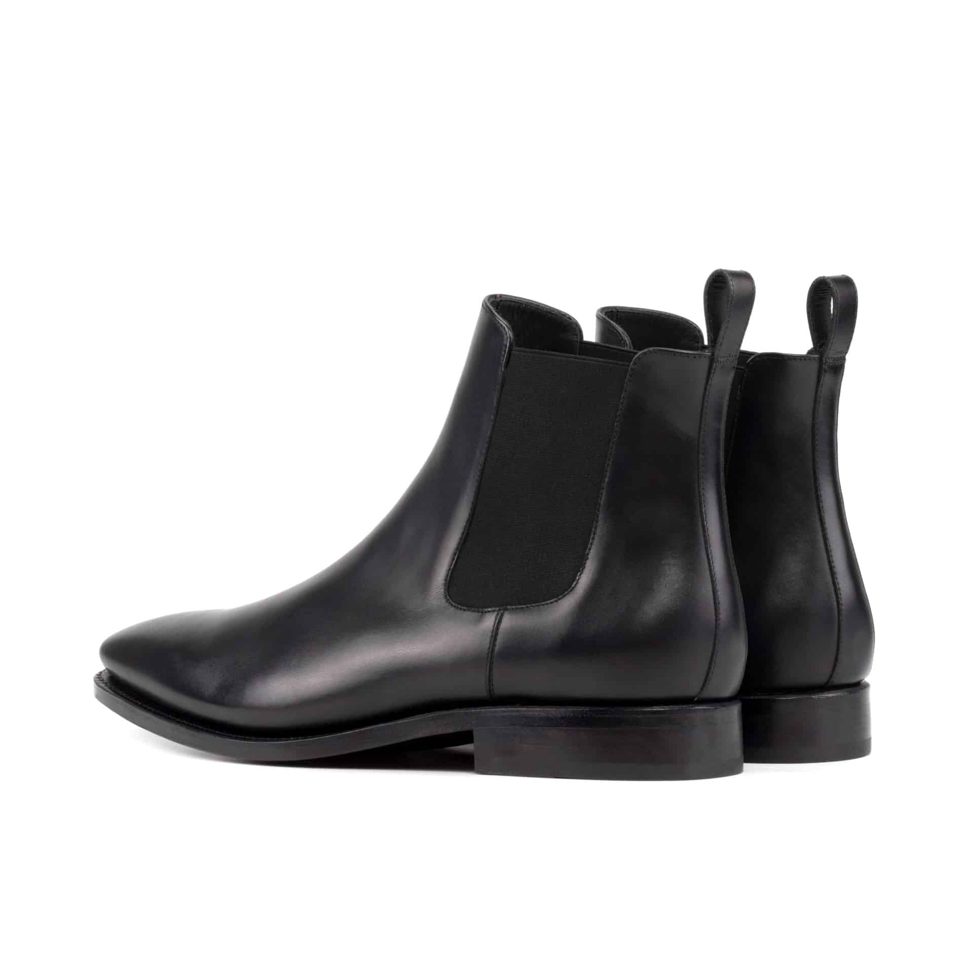 Vellano Adam Black Crust Premium Chelsea Boot