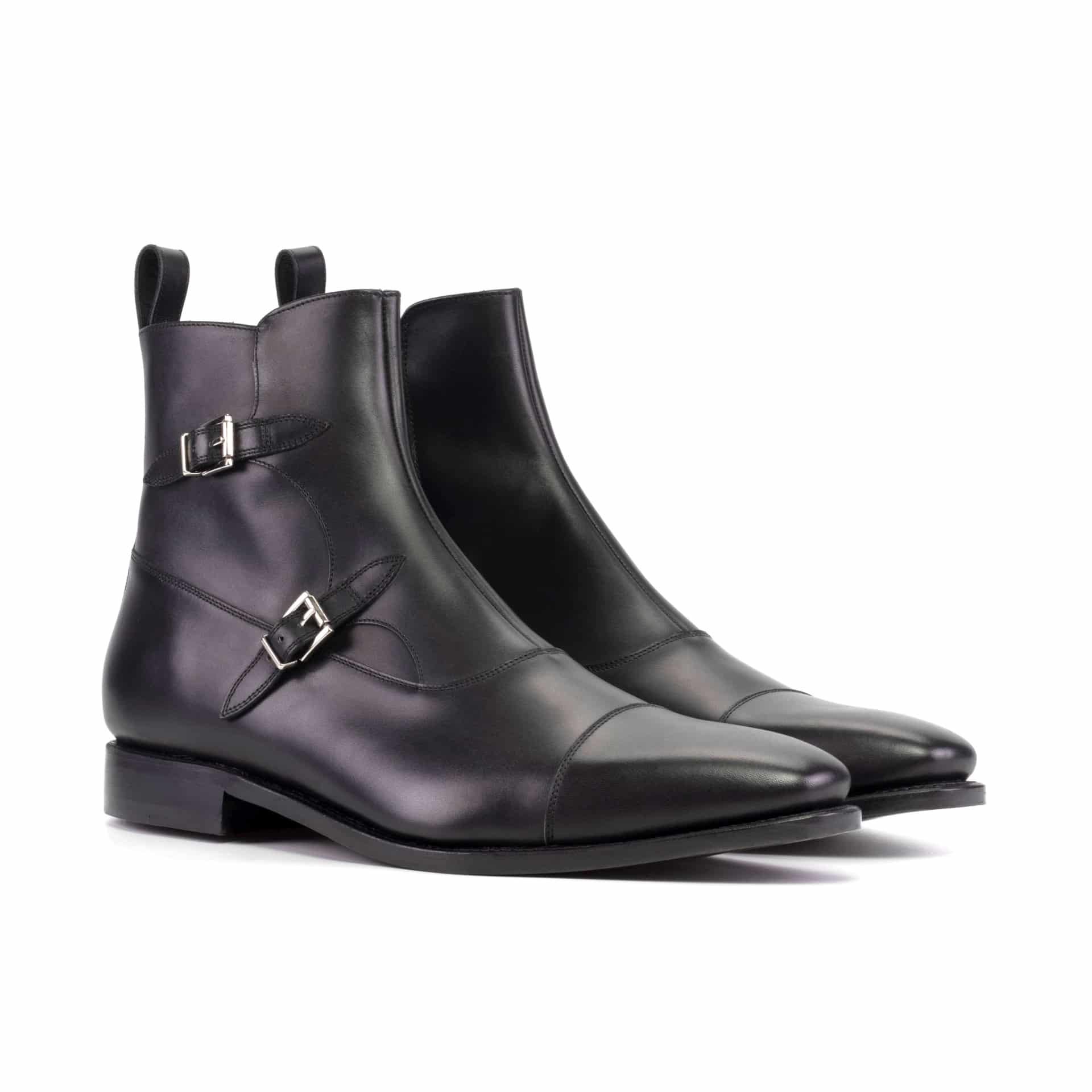 Vellano Black Octavian Buckle Boot