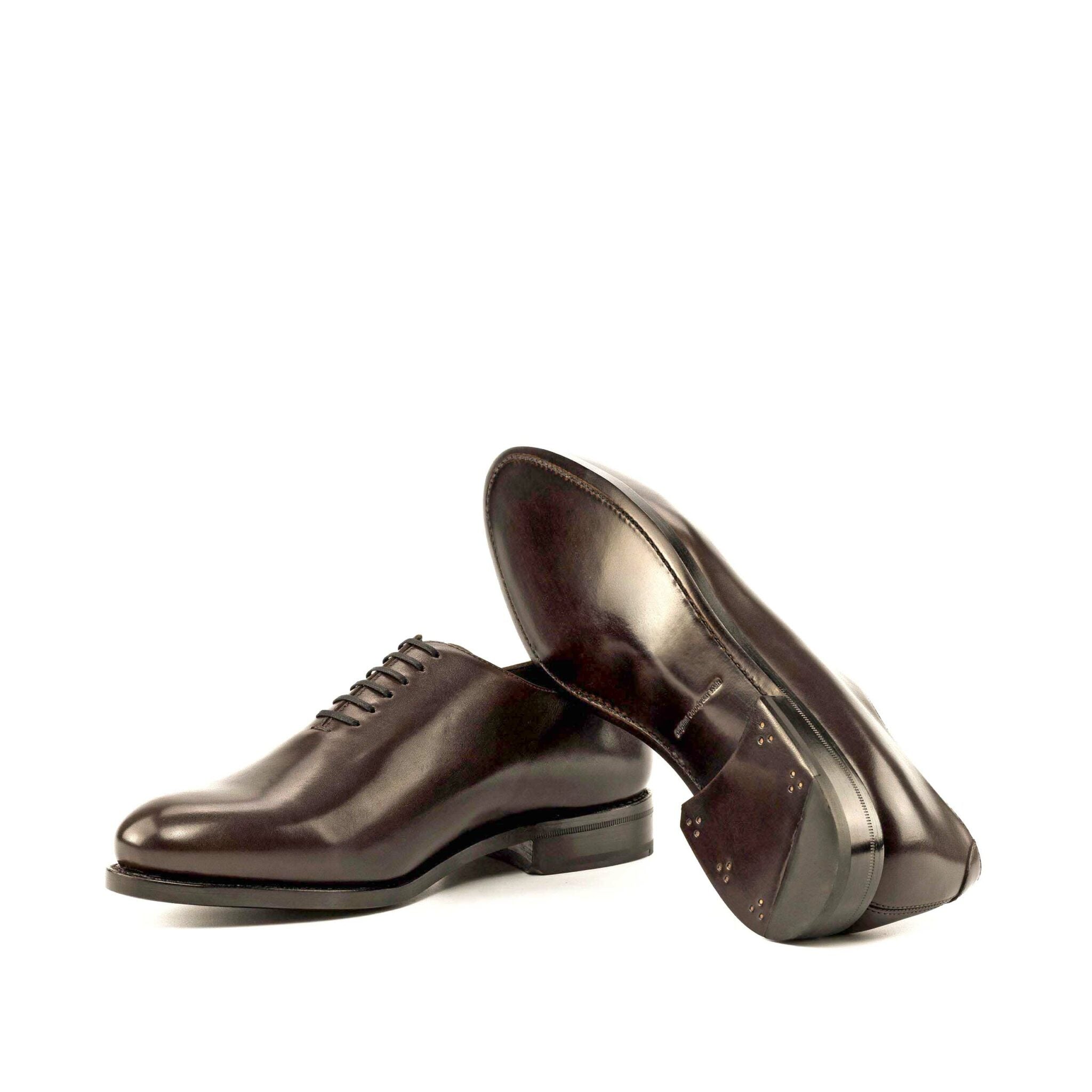Vellano Brown Box Leather Wholecut Derby Shoe