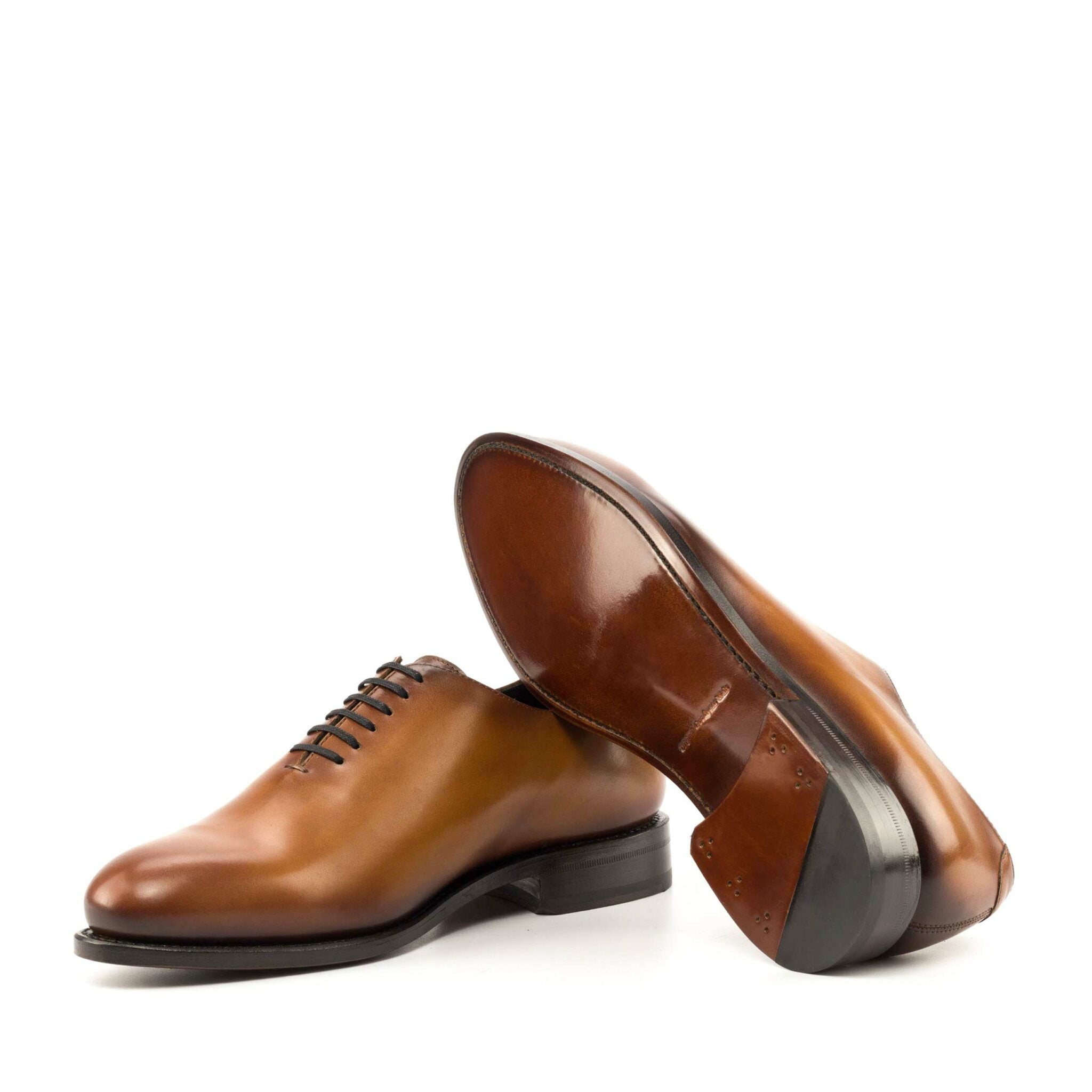 Vellano Premium Tan Wholecut Derby Shoe