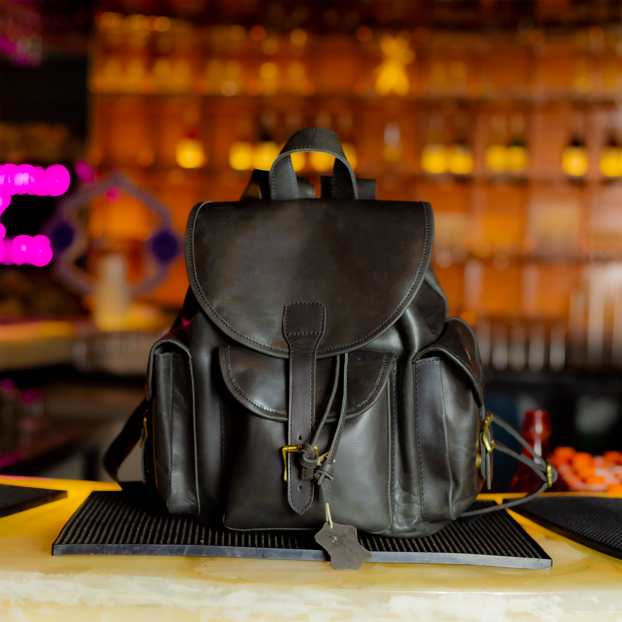 Vellano LedgePort Flap Over Leather Utility Bag with Everyday Style