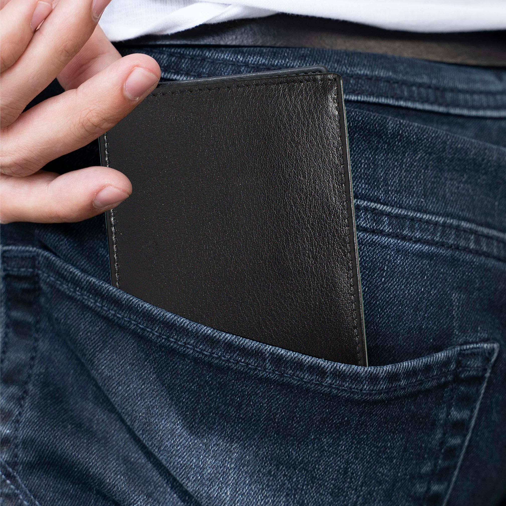 Vellano Slim RFID Wallet in Imported Leather for Secure Everyday Use