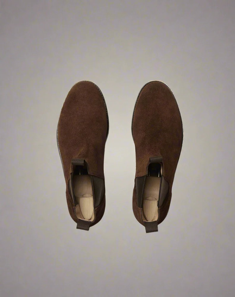 Vellano Elfvik Dark Brown Suede Boots