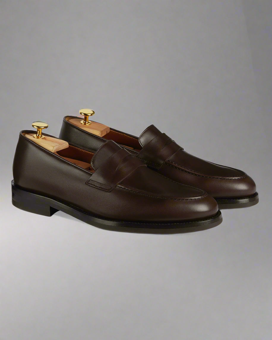 Vellano Harrowmere Tapered Dark Brown Loafers