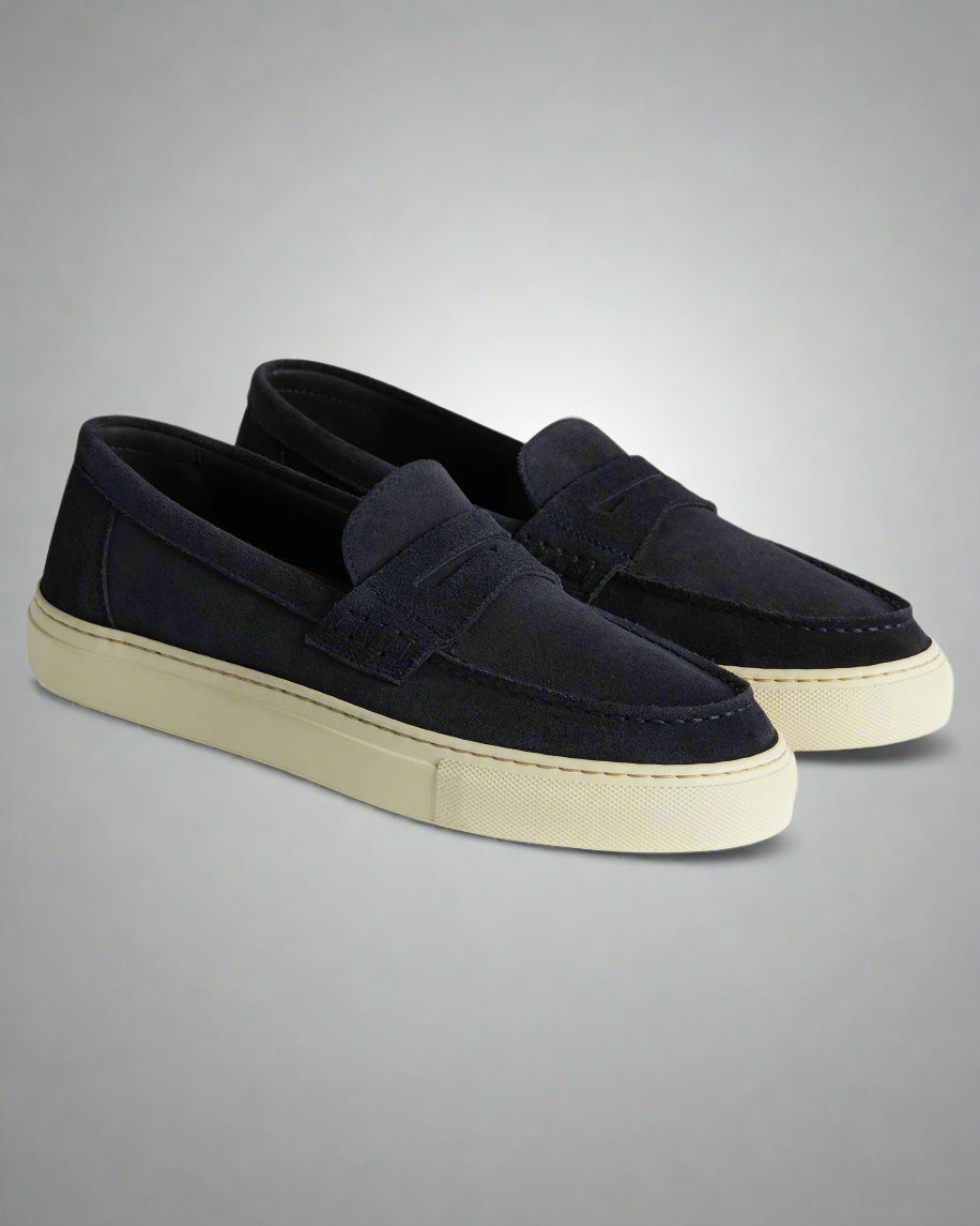 Vellano Marlewyn Suede Loafers in Blue