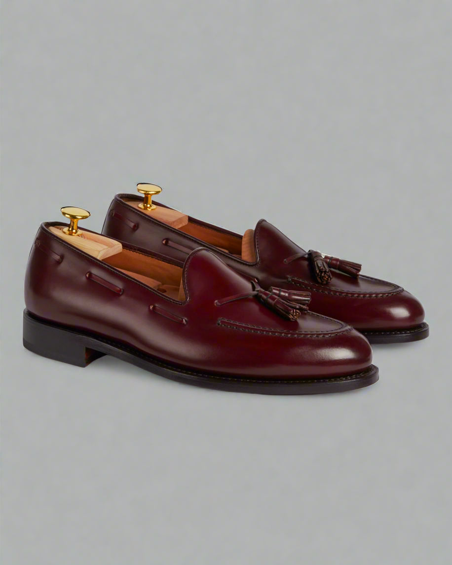 Vellano Cordovan Tassel Loafers