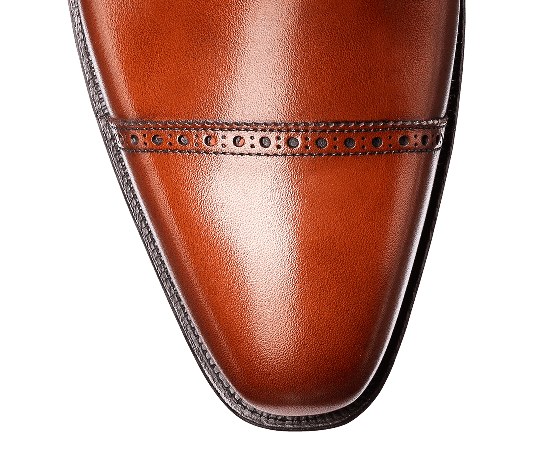 Vellano Chestnut Cap Toe Brogue Shoe