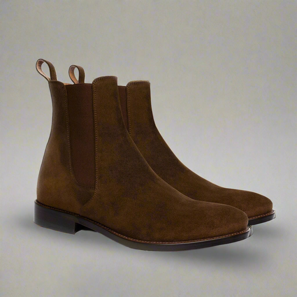 Vellano Chelsea Boots Dark Brown