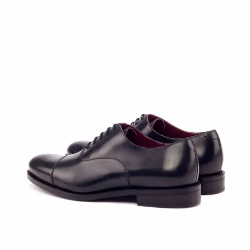 Vellano Black Belmont Leather Oxford Shoes