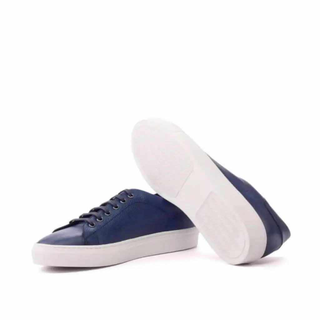 Vellano Carlos Navy Blue Milled Sneakers