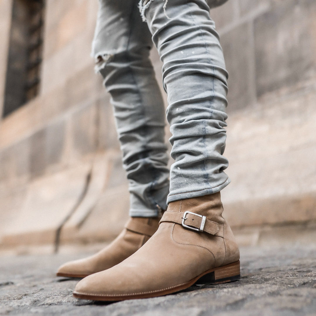 Vellano Strap Boots Brown