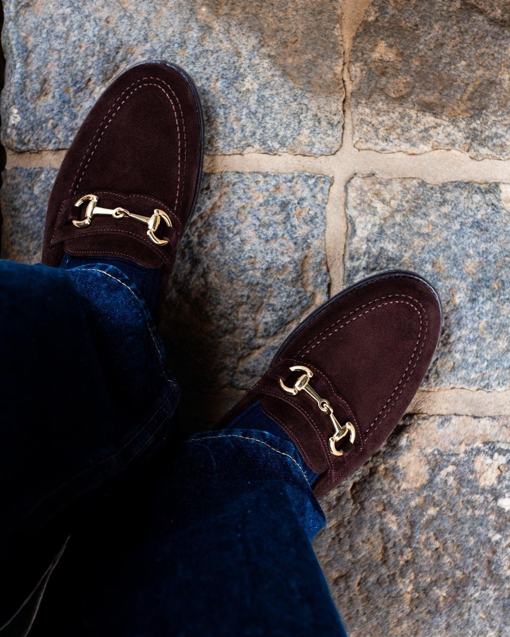 Vellano Karlberg Dark Brown Suede Loafers