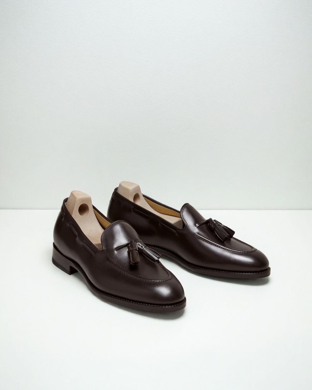 Vellano Molle Dark Brown Leather Loafers