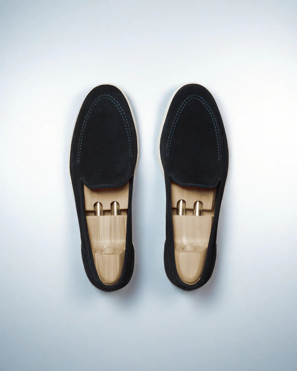 Vellano Branno Navy Suede Summer Loafers