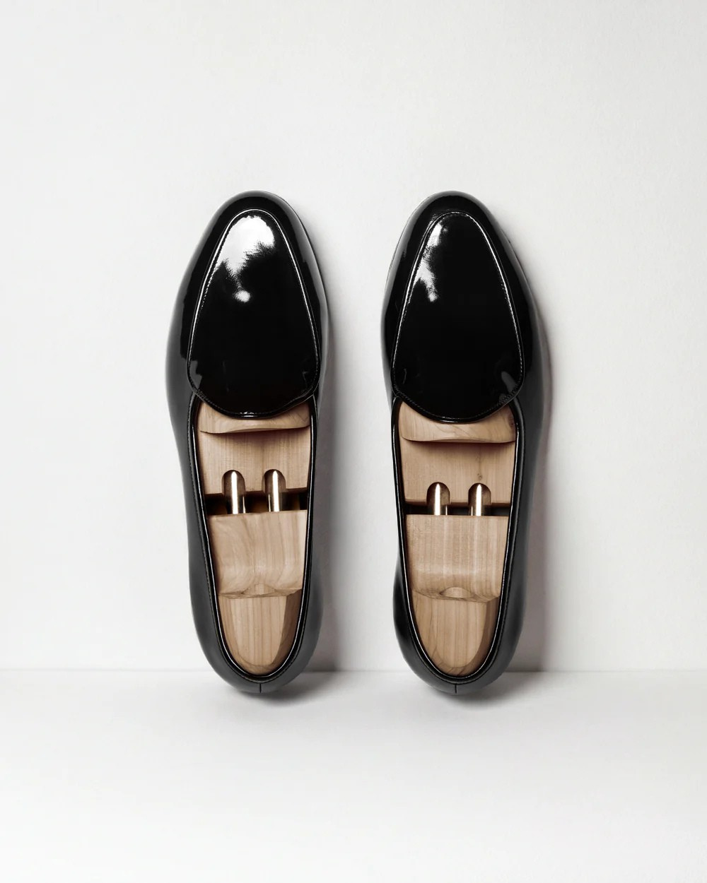 Vellano Angby Black Patent Leather Loafers