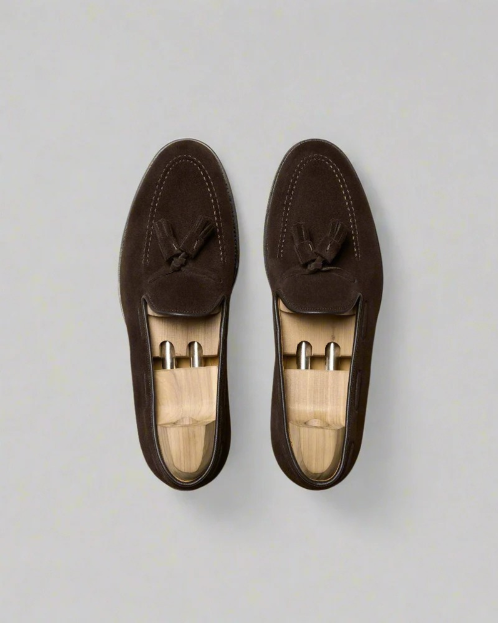 Vellano Molle II Brown Suede Tassel Loafer