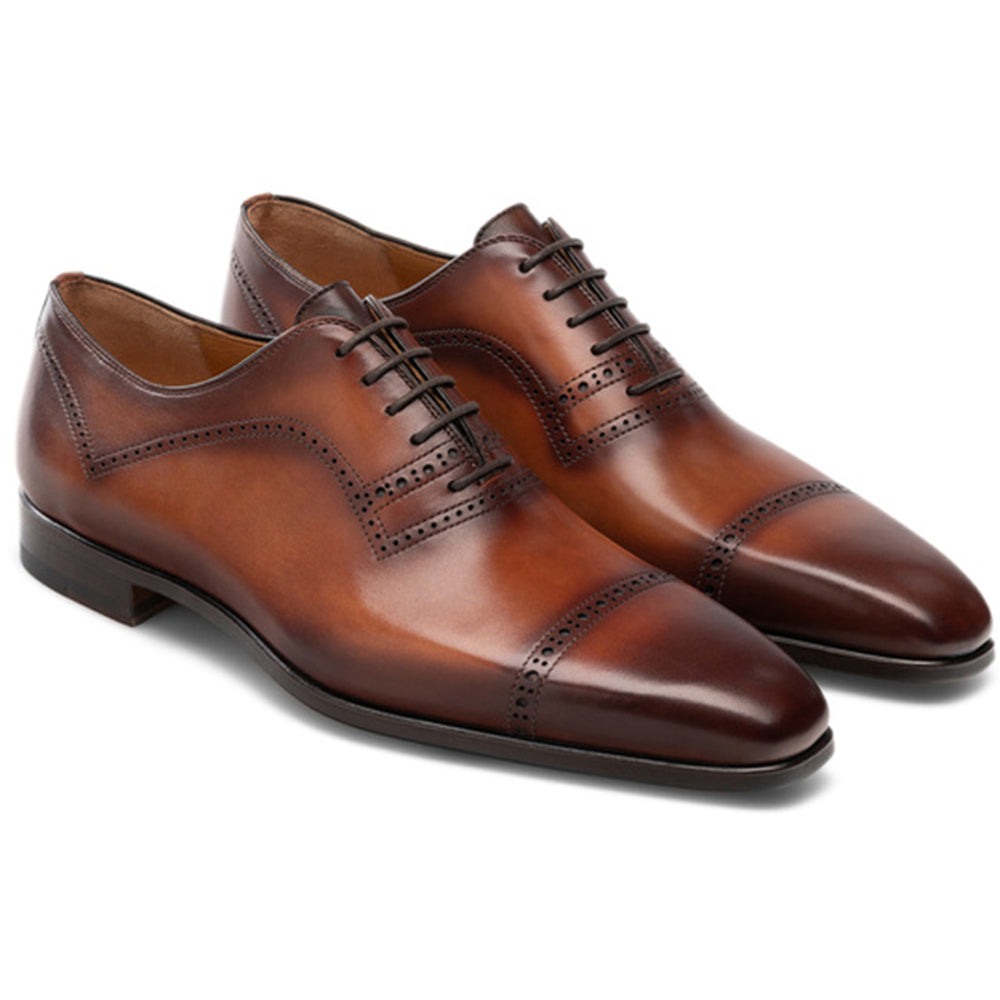 Vellano Cognac Crofton Wholecut Derby Shoe