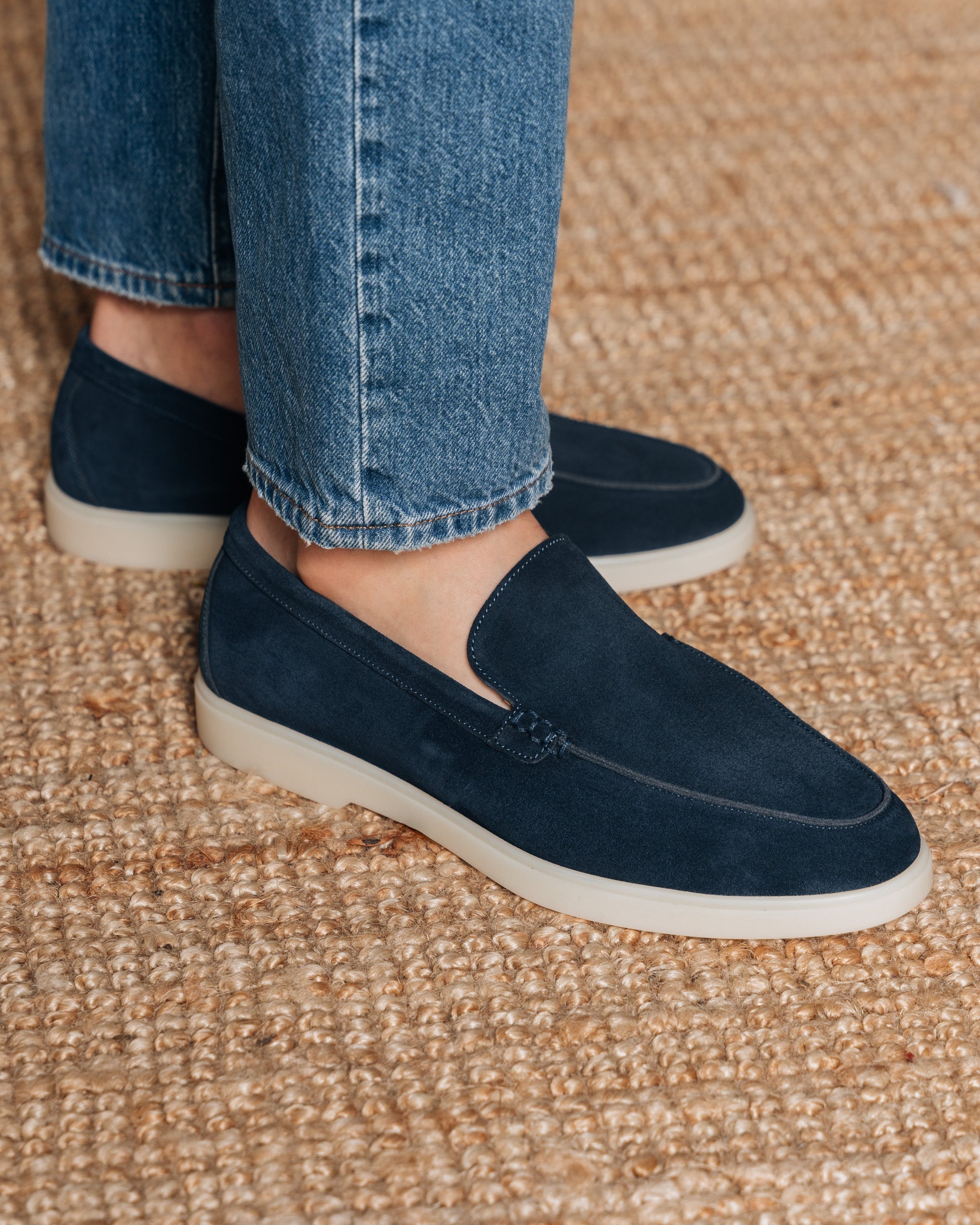 Vellano Calbridge Suede Loafers in Blue