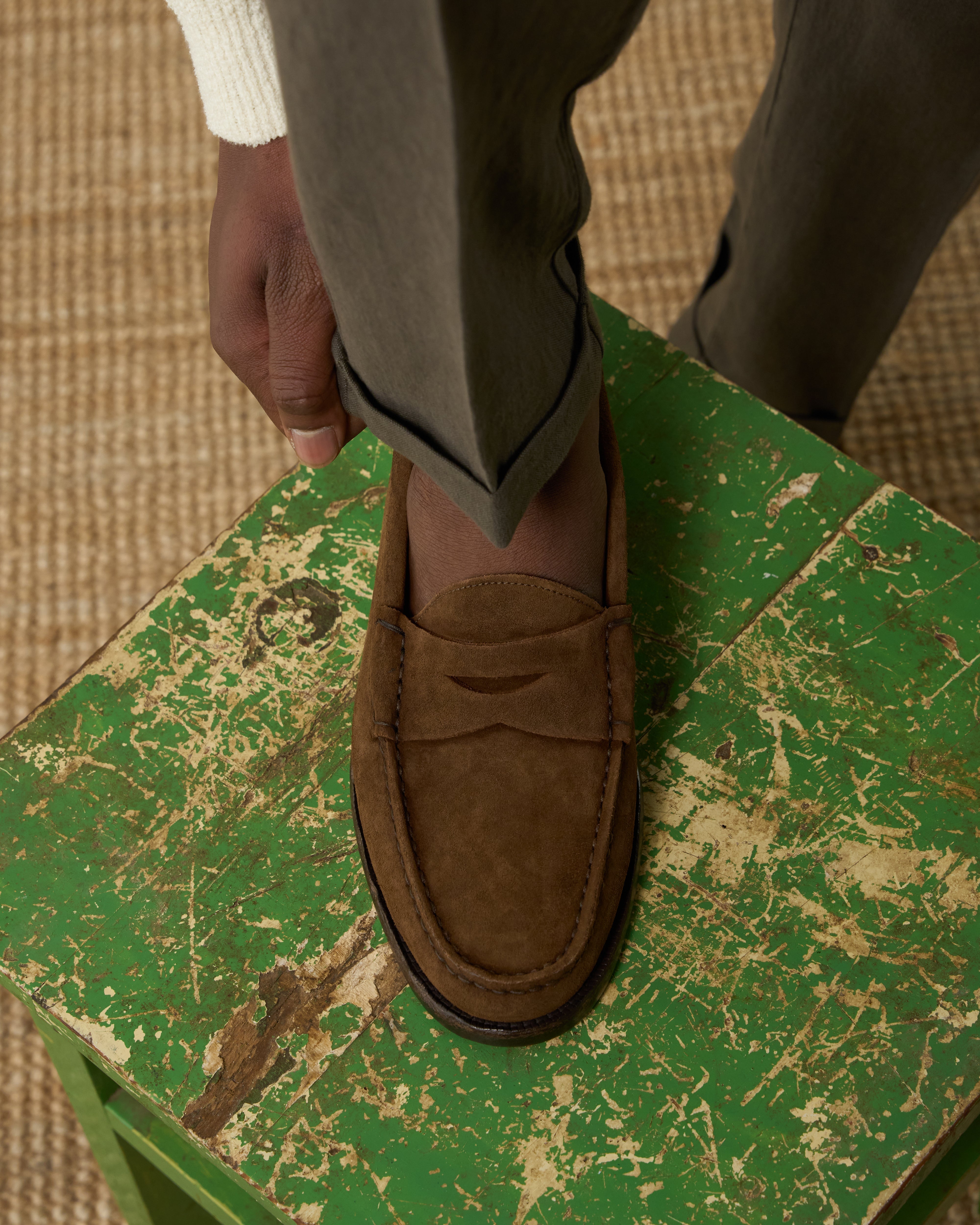 Vellano Tobacco Brown Penny Loafers