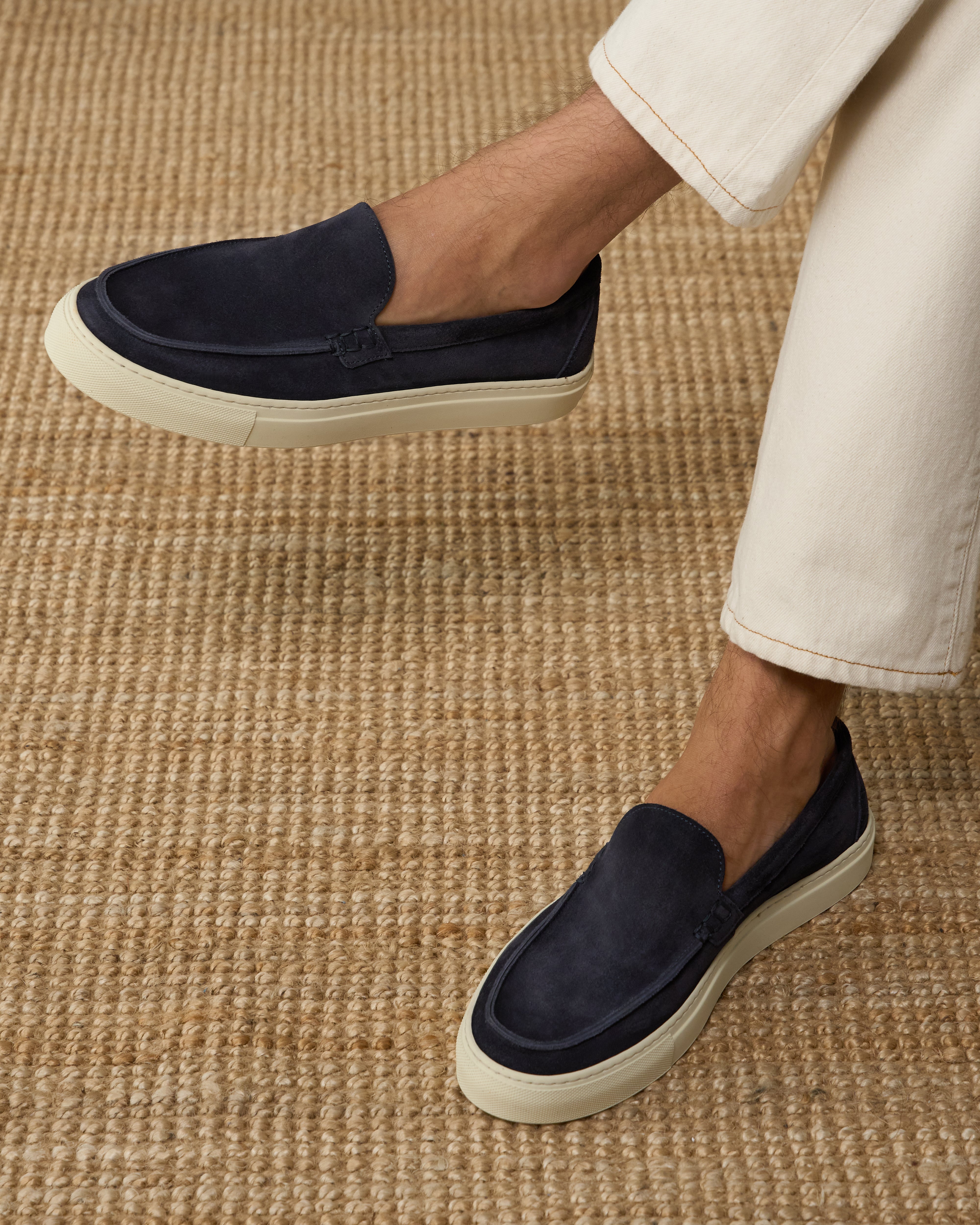 Vellano Branlow Suede Loafers in Blue