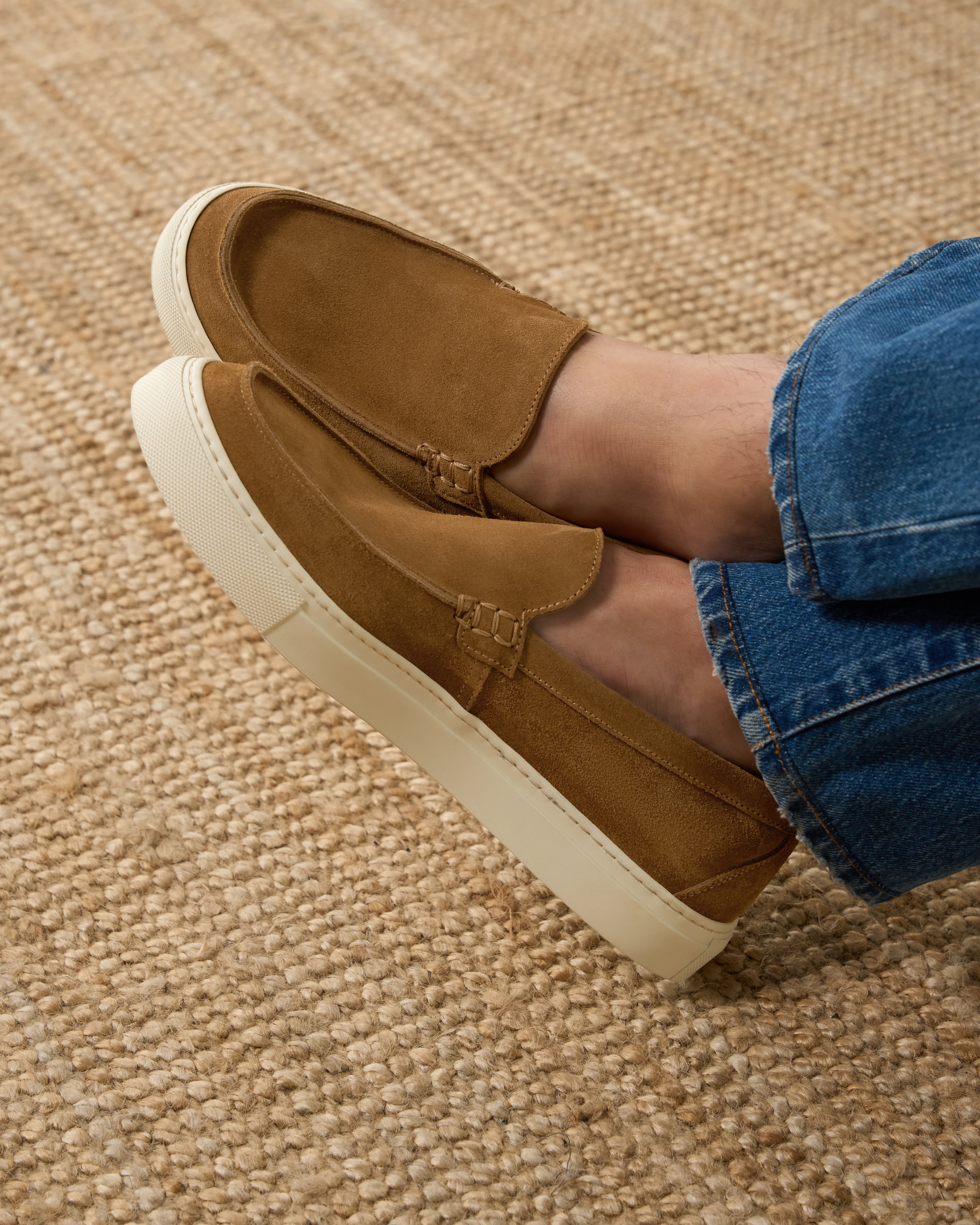 Vellano Bramleigh Tobacco Suede Loafers