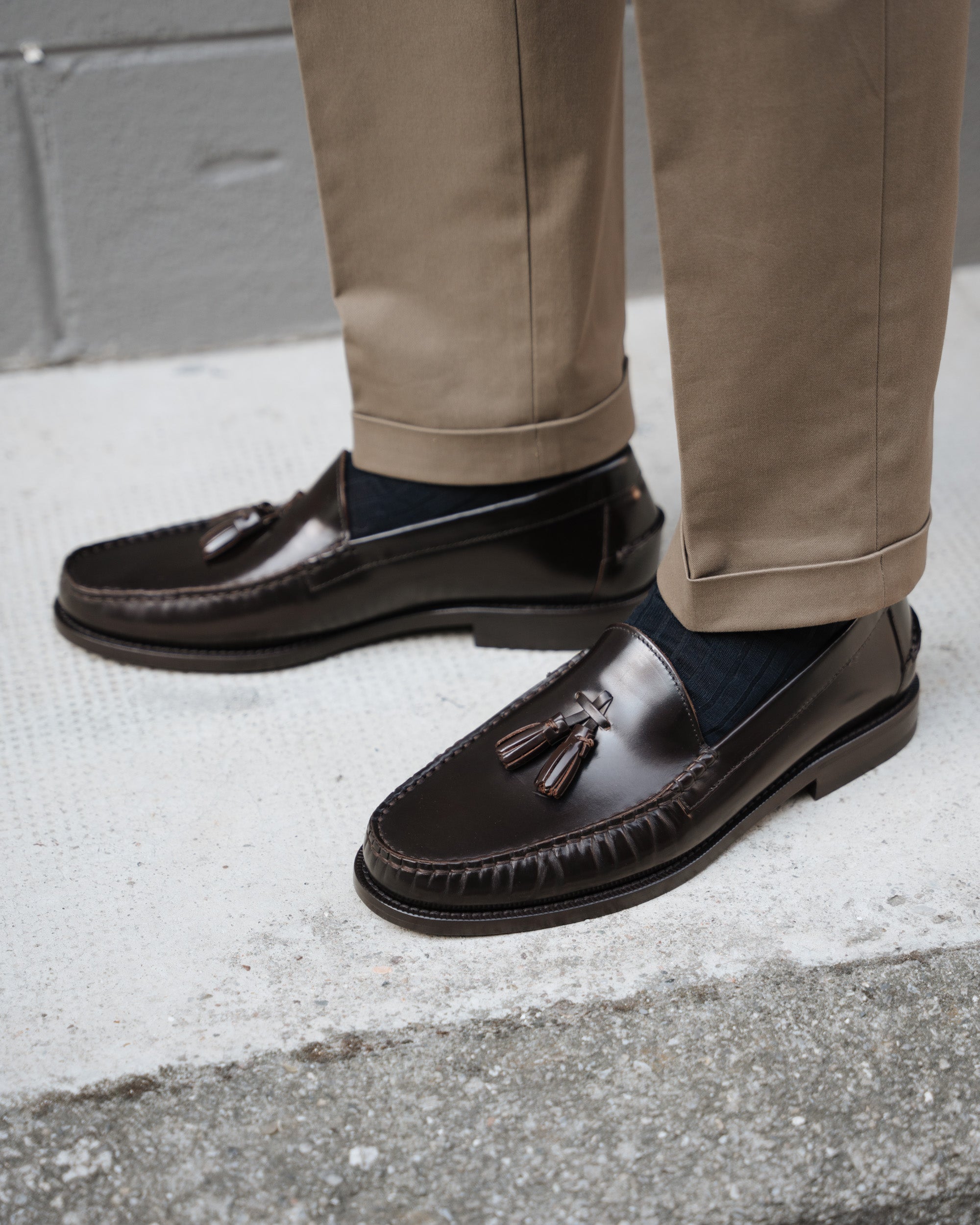 Vellano Marusee Dark Brown Leather Loafers