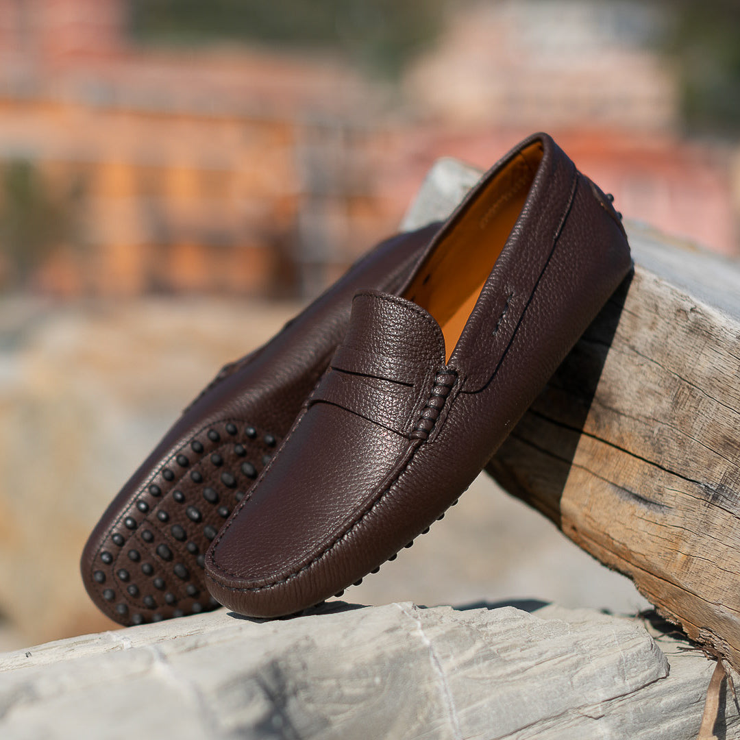 Vellano Eldwynd Dark Brown Penny Moccasins