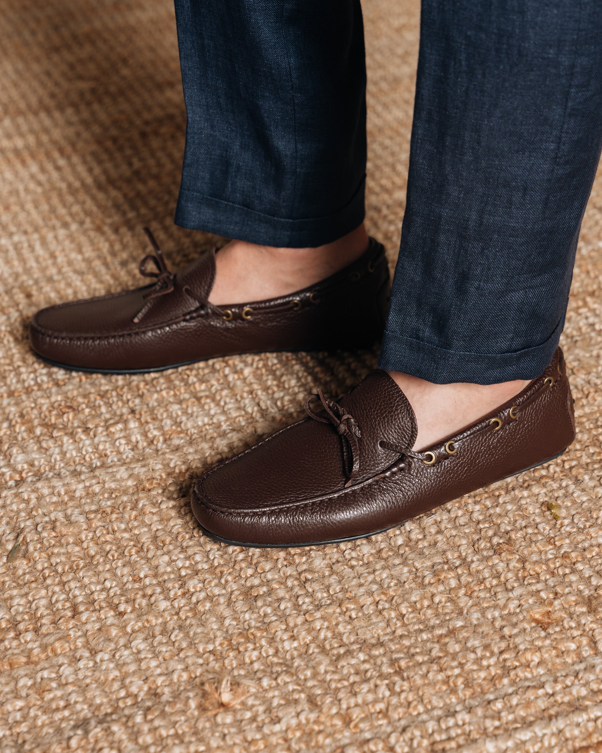 Vellano Eldwynd Hammered Leather Moccasins