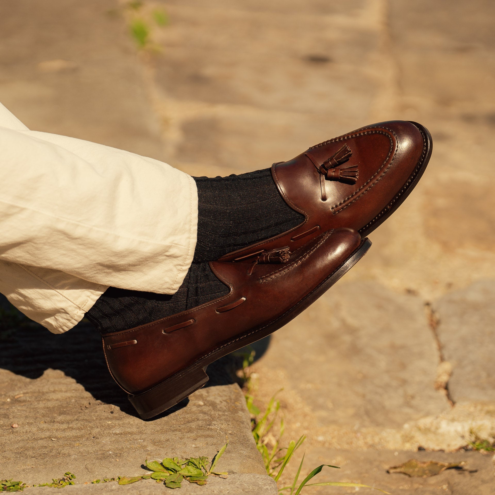 Vellano Halverton Cordovan Tassel Loafers
