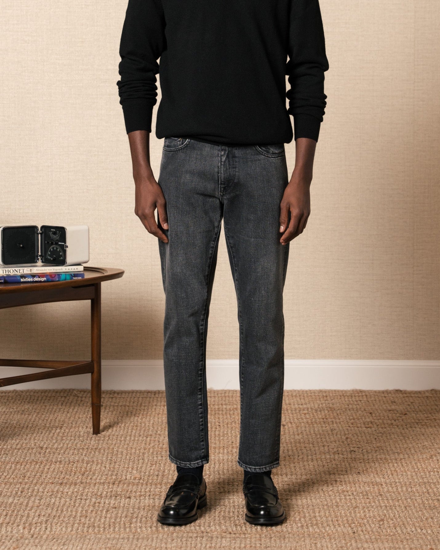 Vellano Harrowmere Heritage Black Penny Loafers