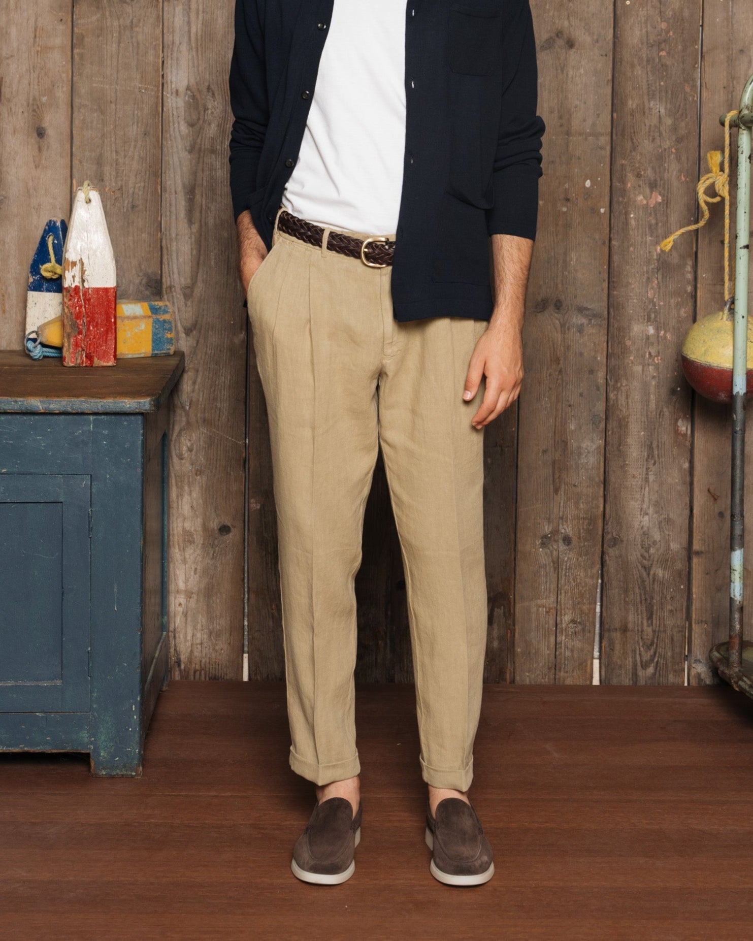 Vellano Calbridge Suede Loafers in Dark Brown
