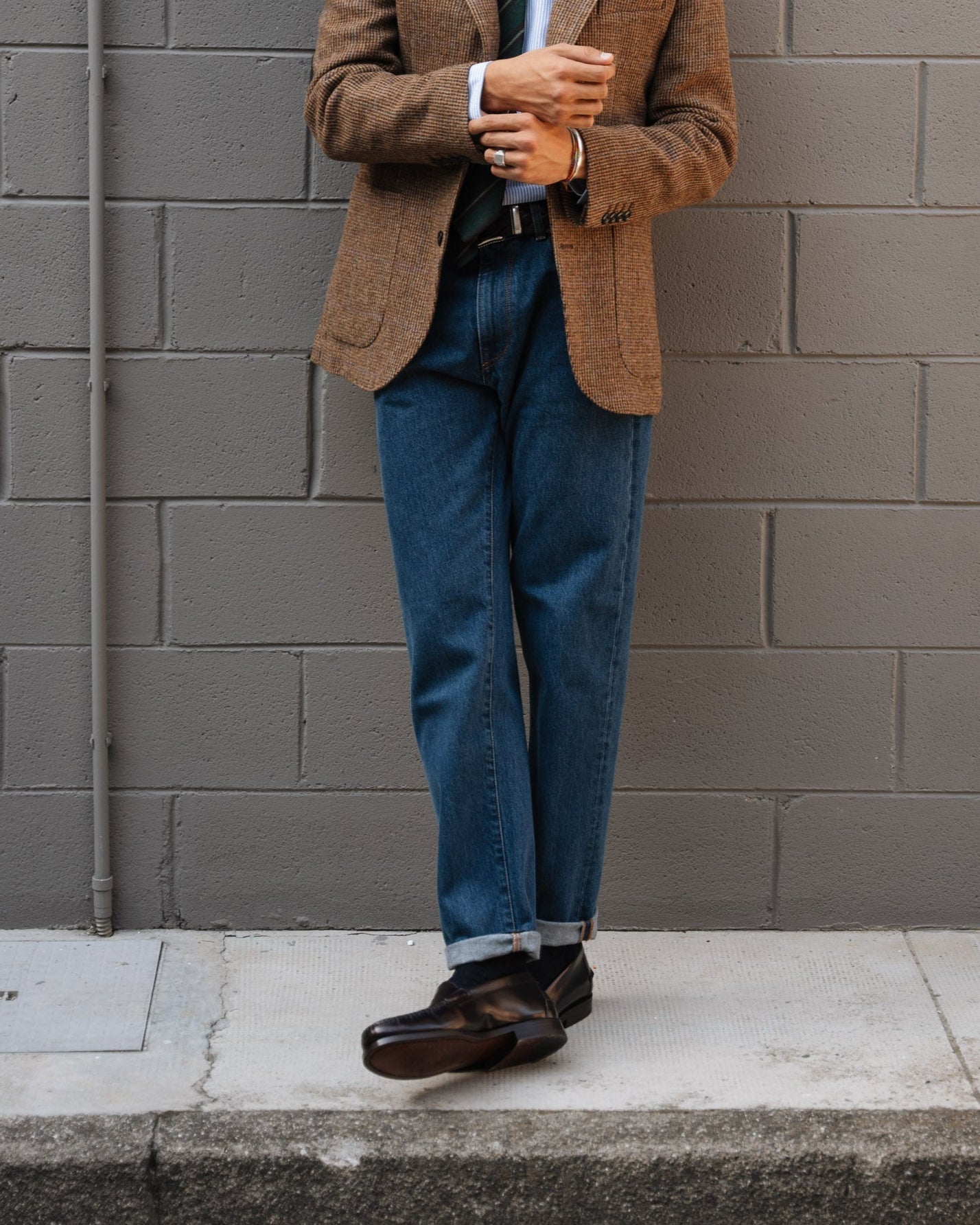 Vellano Burgundy Penny Loafers