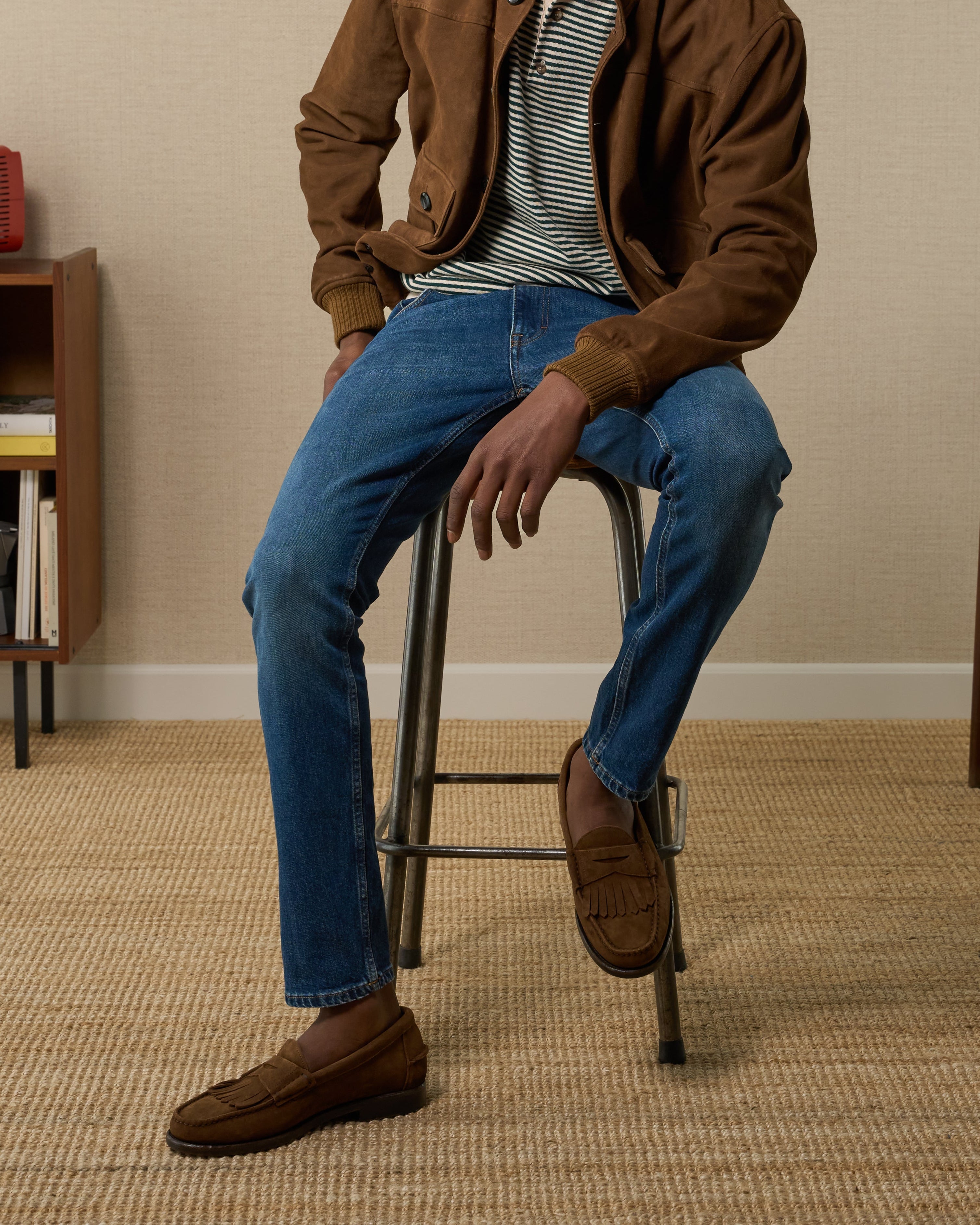 Vellano Tobacco Brown Penny Loafers