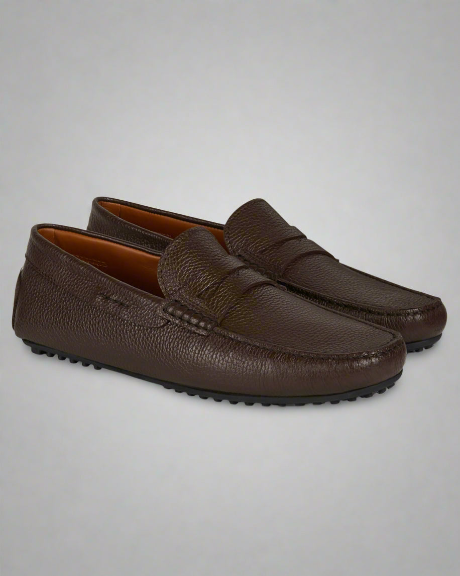 Vellano Eldwynd Brown Leather Moccasins
