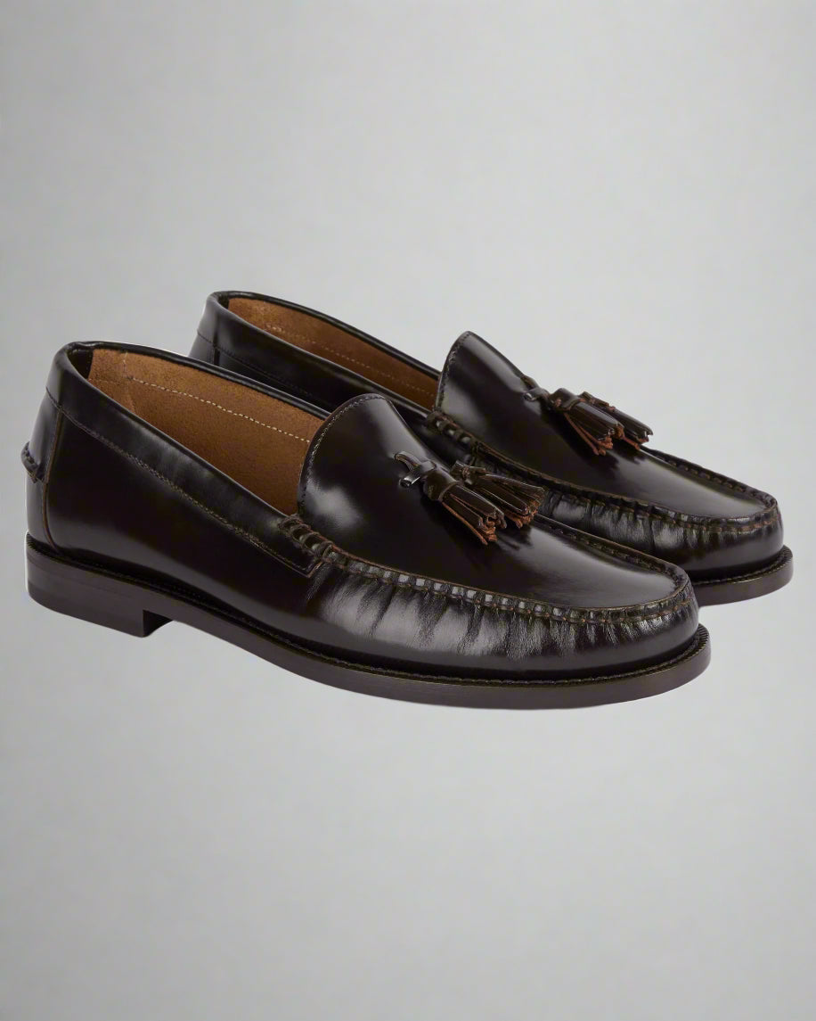 Vellano Marusee Dark Brown Leather Loafers