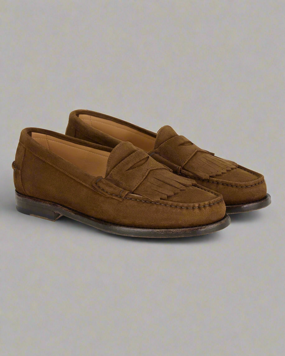 Vellano Tobacco Brown Penny Loafers