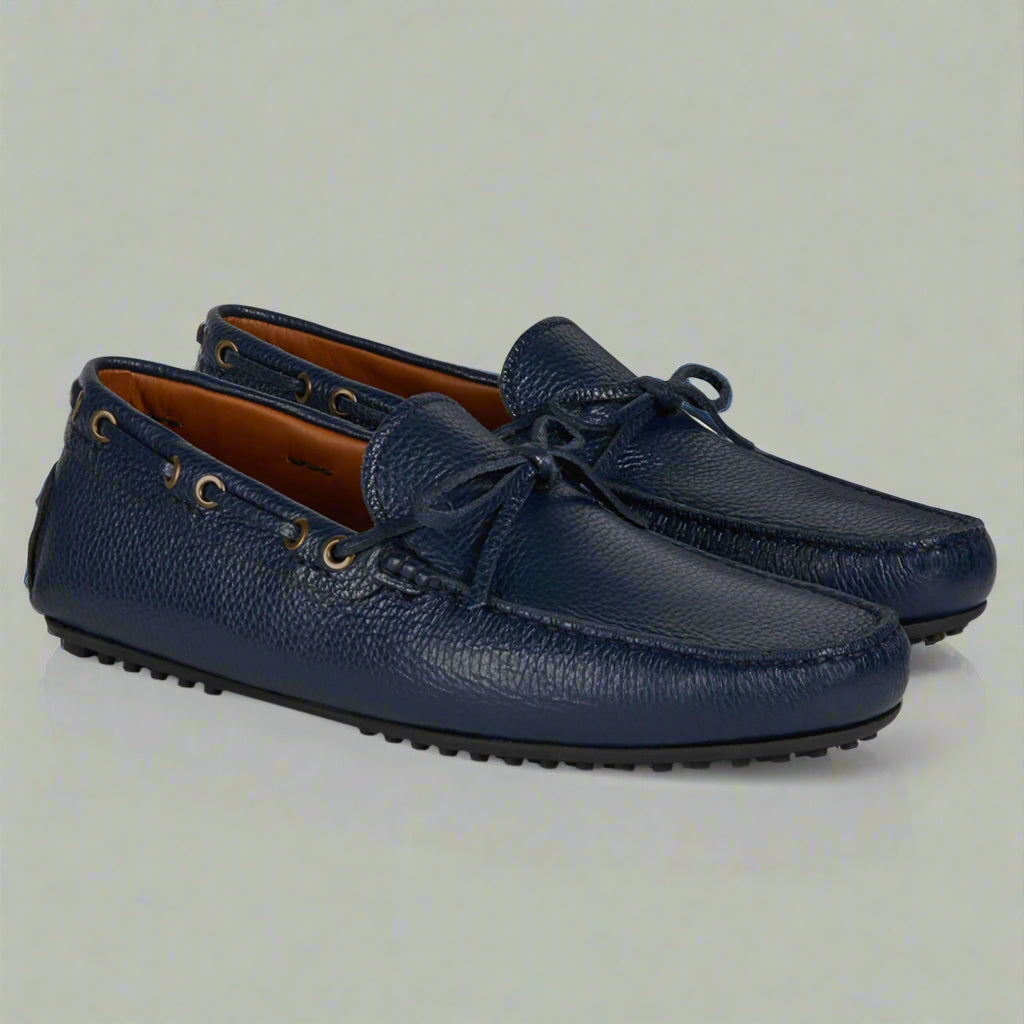 Vellano Eldwynd Blue Hammered Moccasins