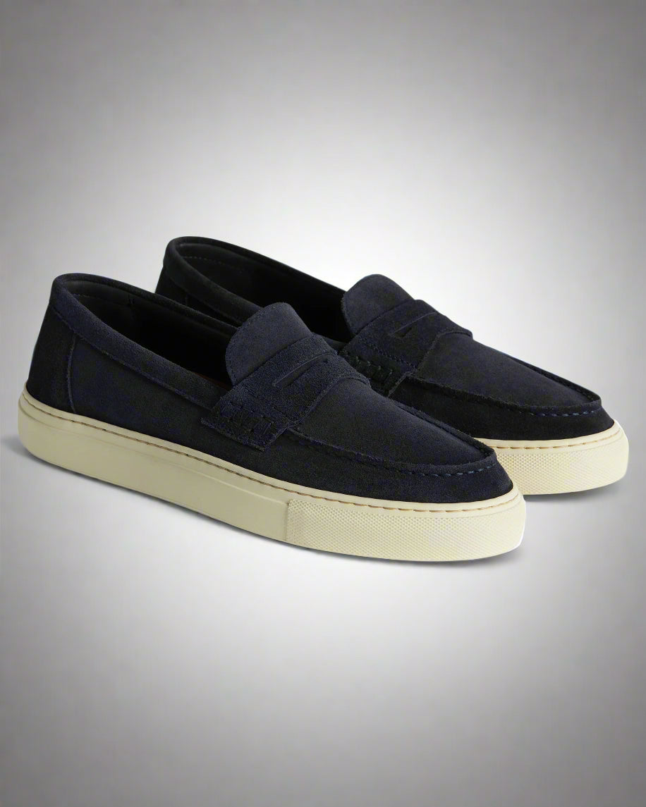 Vellano Marlewyn Suede Loafers in Blue