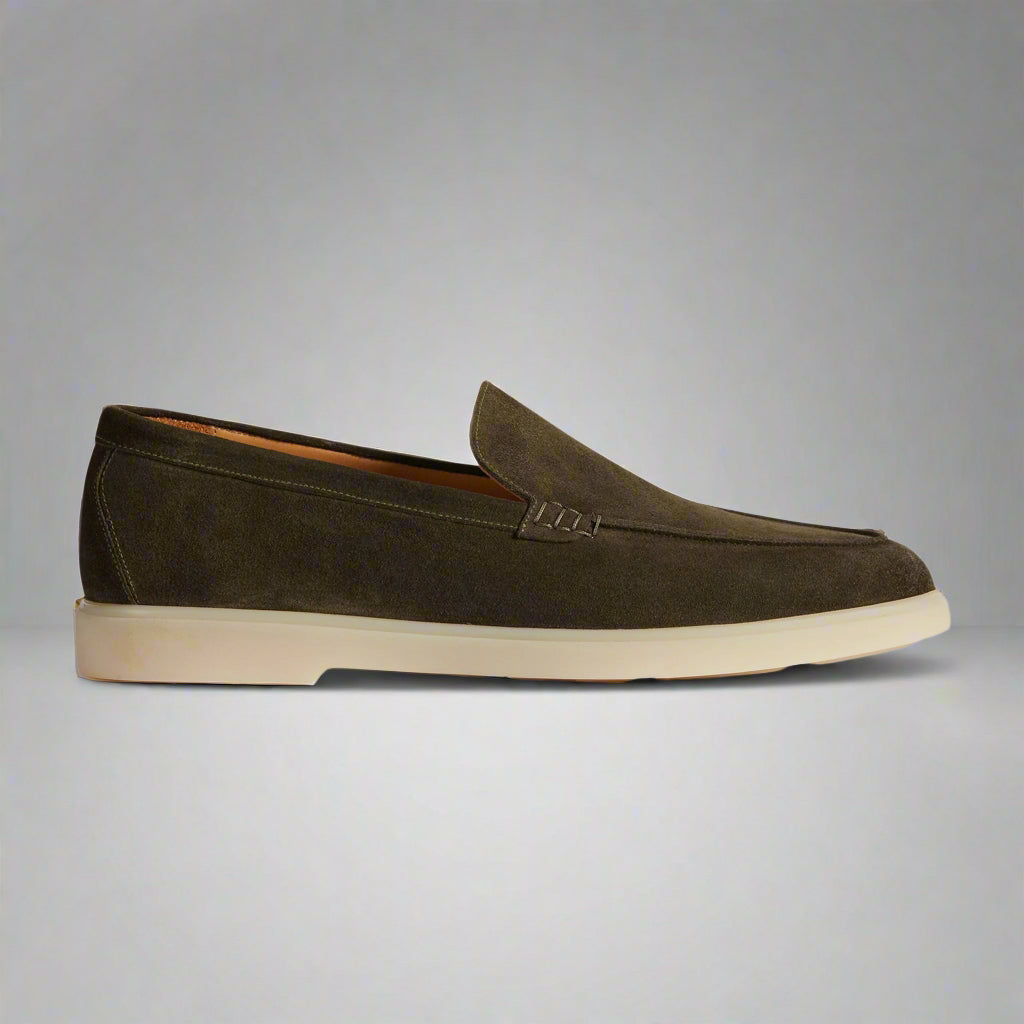 Vellano Calbridge Suede Loafers in Green