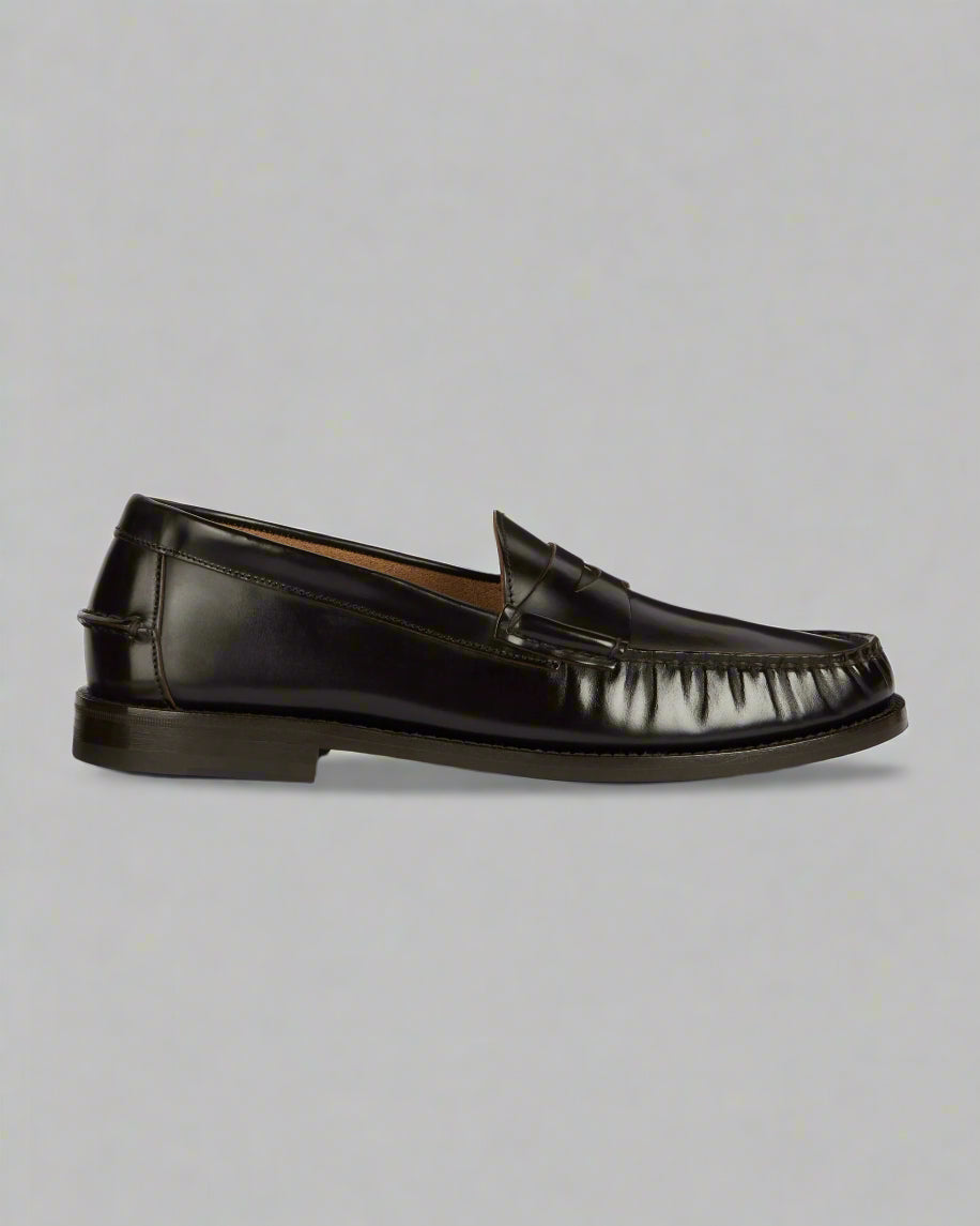Vellano Dark Brown Penny Loafers