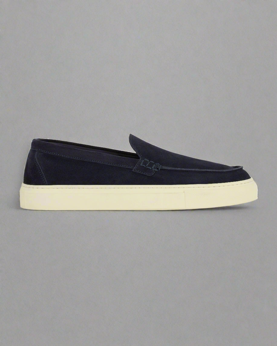 Vellano Branlow Suede Loafers in Blue