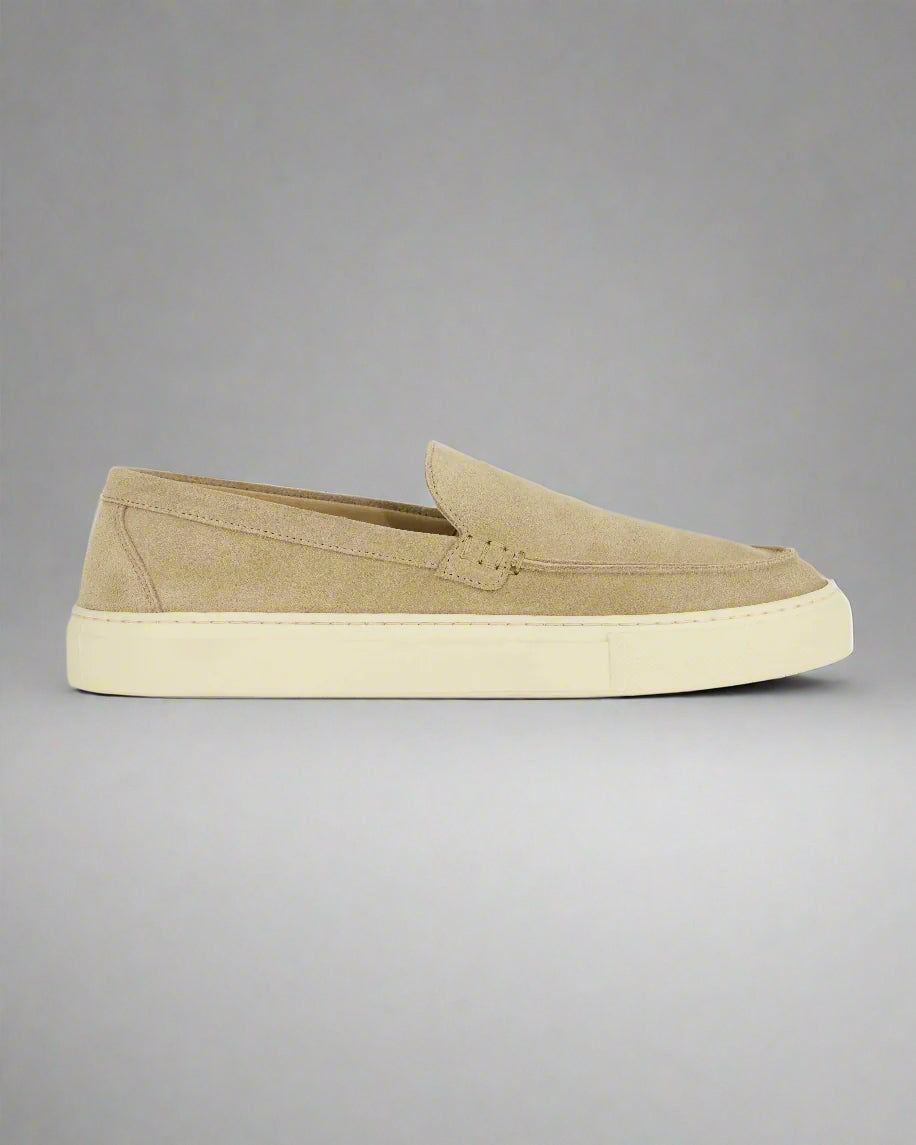 Vellano Thornmere Suede Loafers in Sand