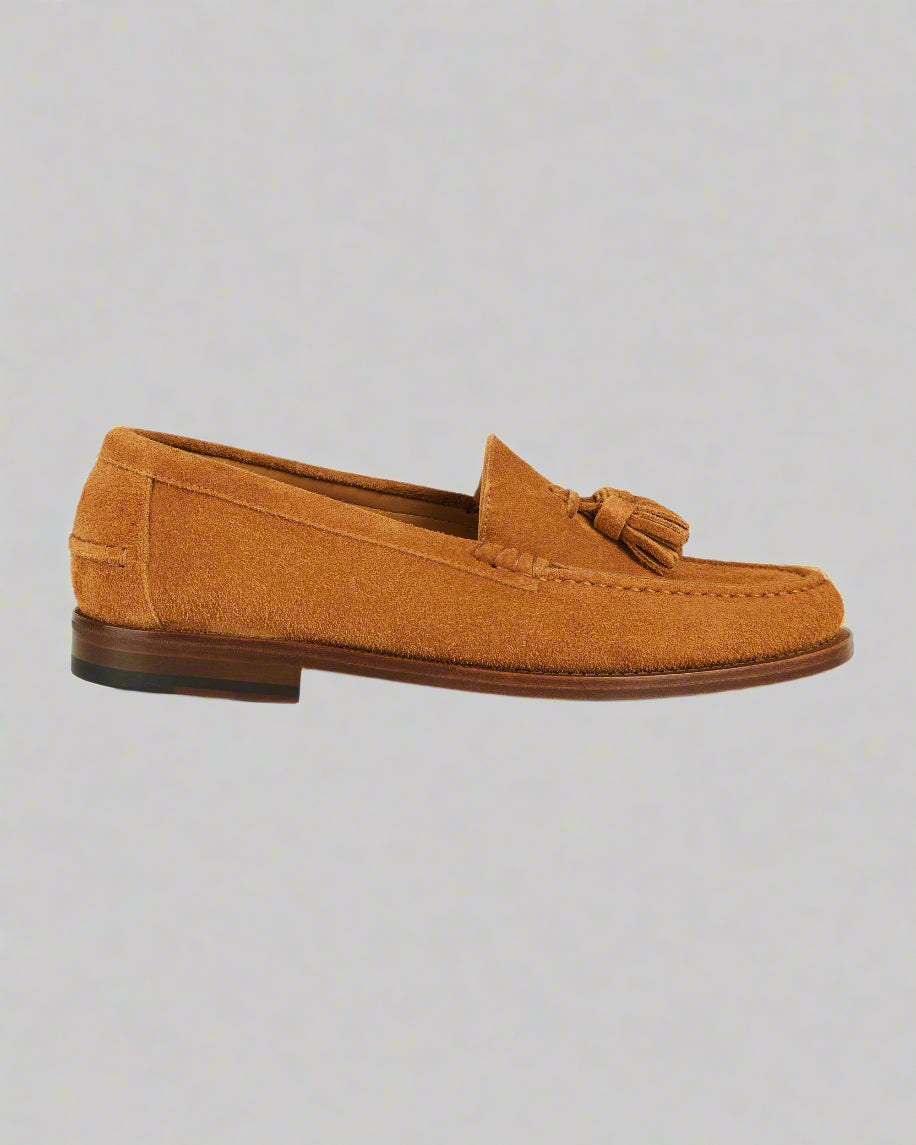 Vellano Marusee Beige Suede Loafers
