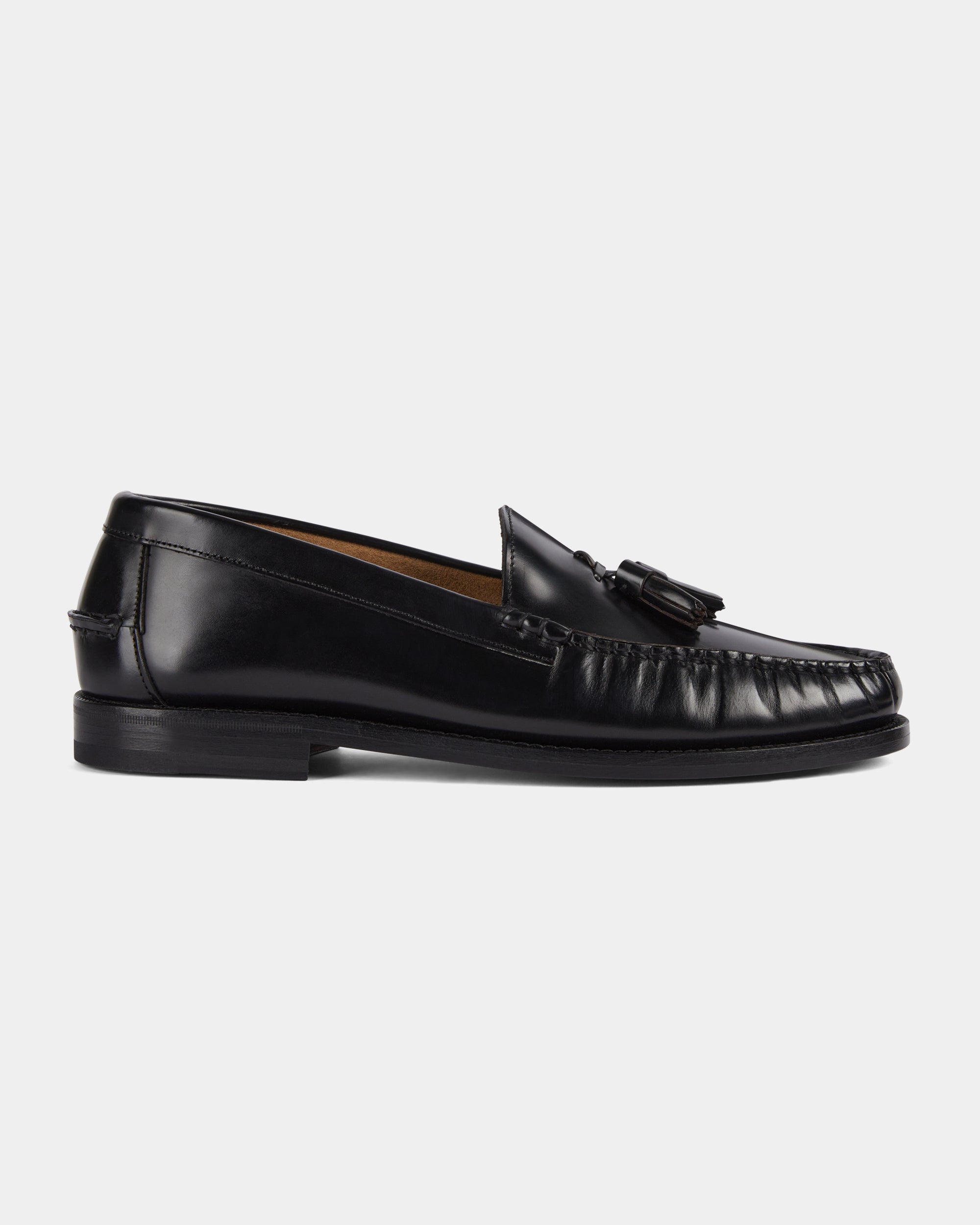 Vellano Marusee Black Leather Loafers