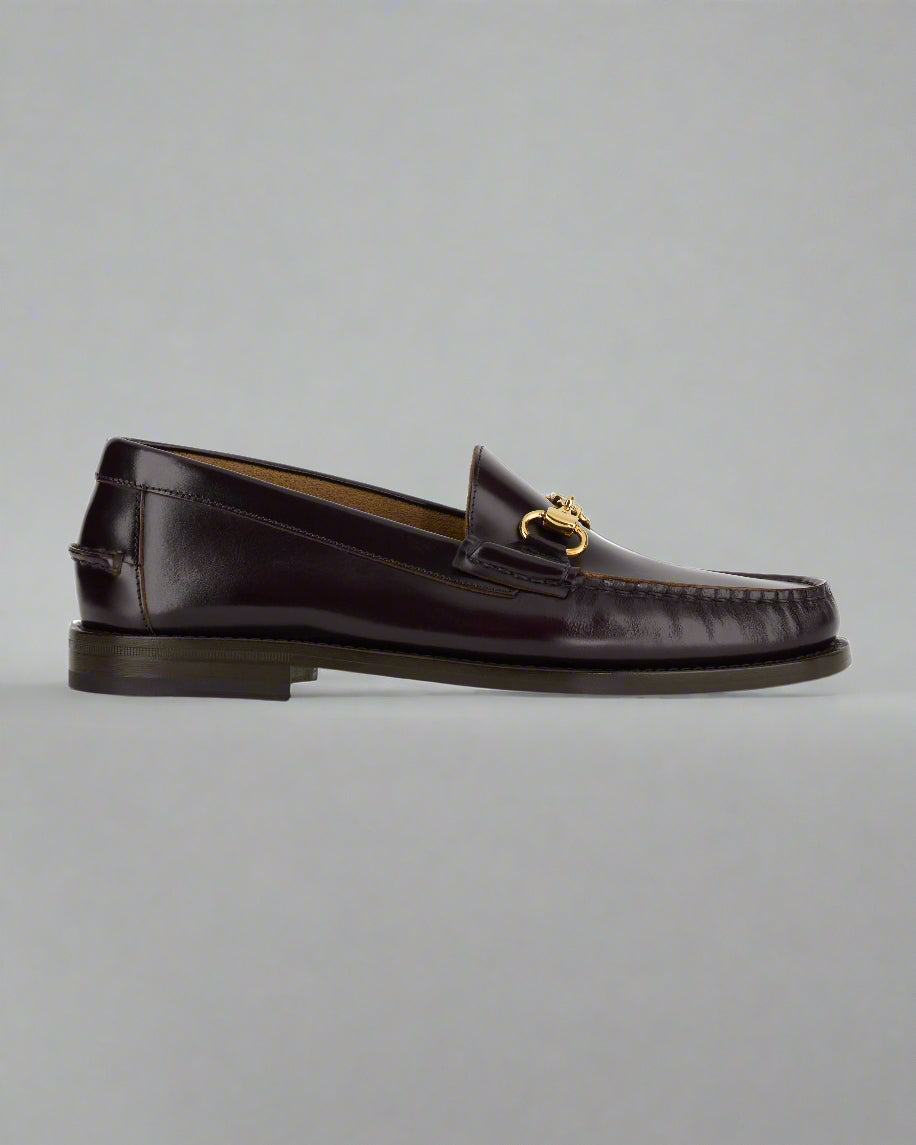 Vellano Raiser Black Leather Loafers