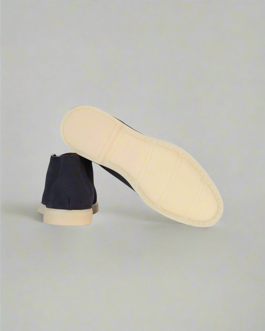 Vellano Bramleigh Blue Suede Loafers
