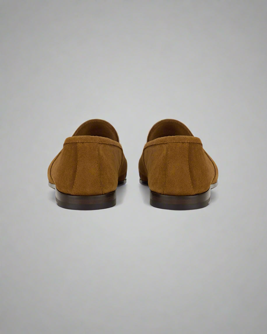 Vellano Gabellee Tobacco Suede Loafers