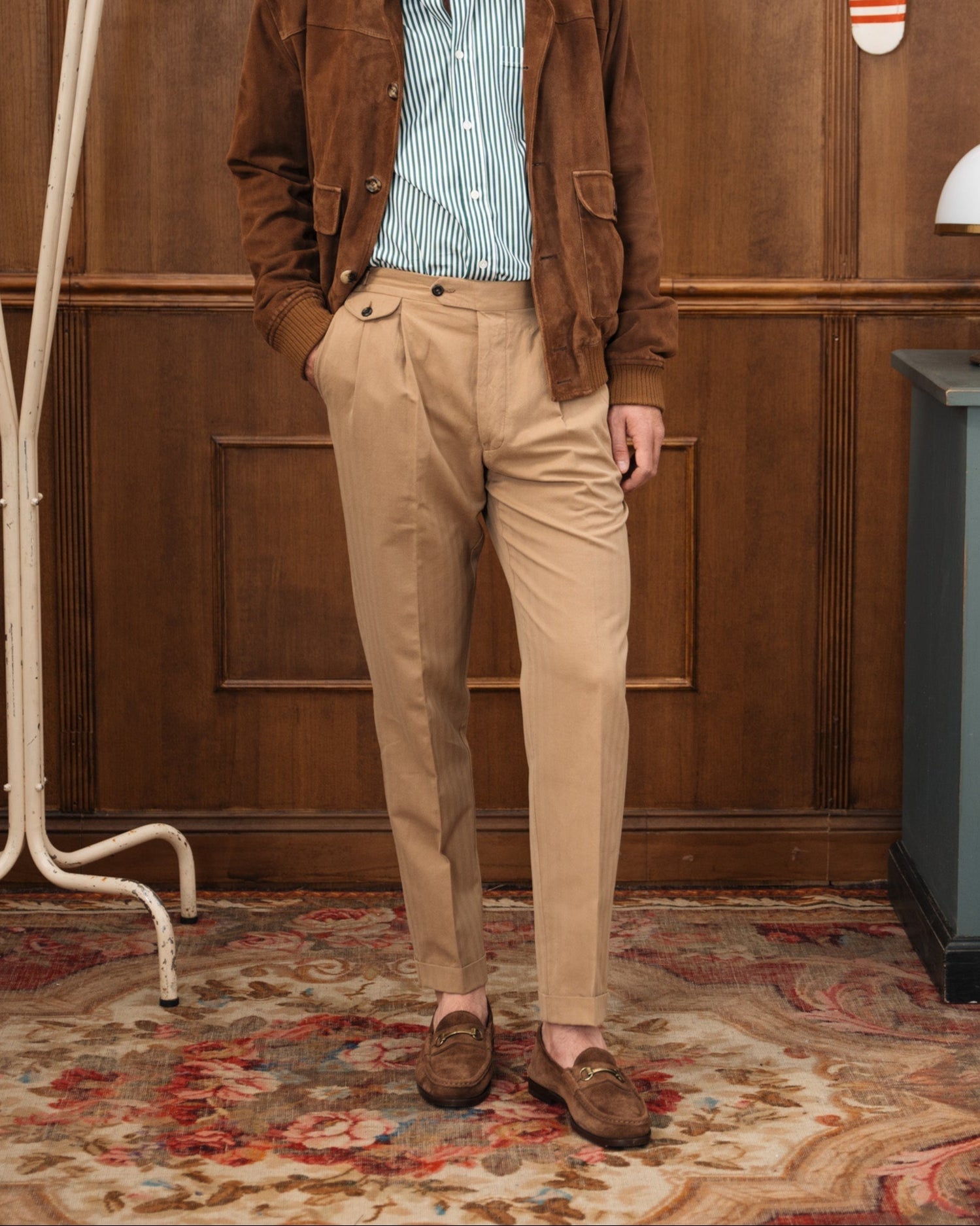 Vellano Milano Brown Suede Loafers